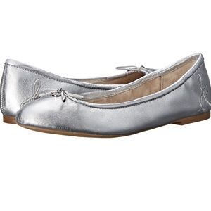 Silver Sam Edelman Felicia Ballet Flats